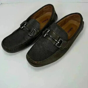 Alfani Len Driver with Bit Loafer Brown Leather Men Size 7M